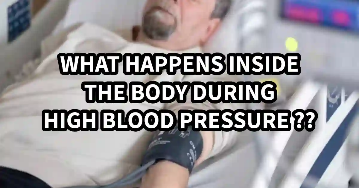 Older man resting in hospital bed with blood pressure cuff on arm for monitoring