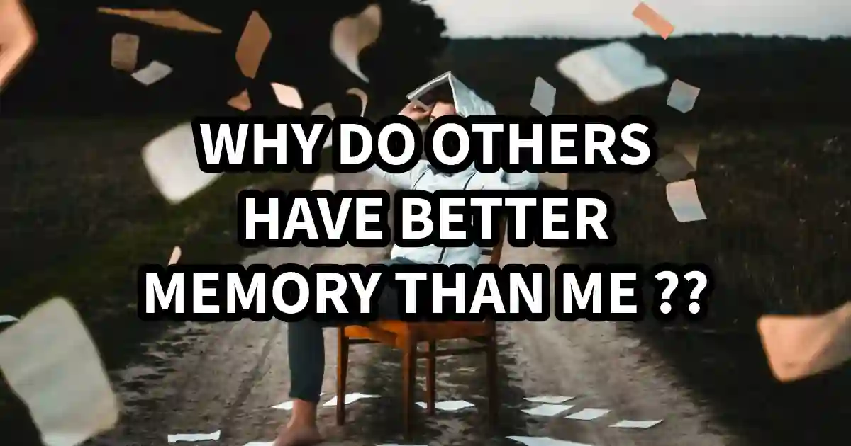 Illustration showing a person struggling with learning and memory